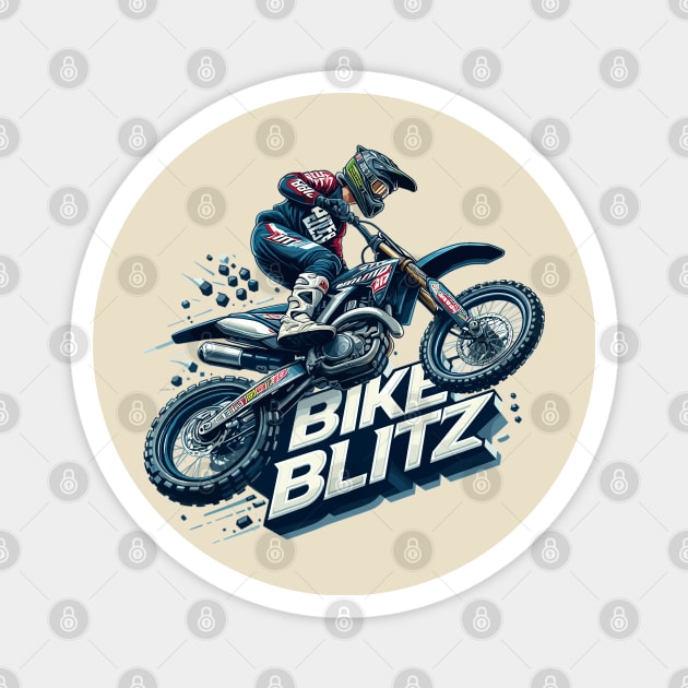 Motocross Magnet by Vehicles-Art